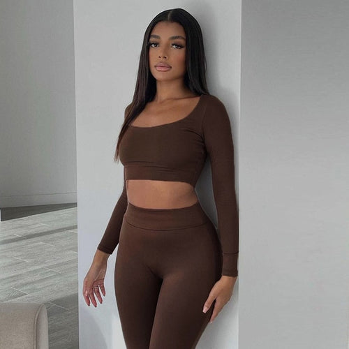 Load image into Gallery viewer, Gym Crop Tank Top Leggings Set